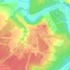Mapa topográfico Райсемёновское, altitud, relieve