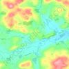 Mapa topográfico Manch, altitud, relieve