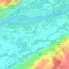 Mapa topográfico La Chapelle-aux-Naux, altitud, relieve