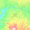 Mapa topográfico Aravaipa Canyon Wilderness Area, altitud, relieve