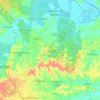 Mapa topográfico Terrenos del Lote 24 "Cazones, Migueles, Caristay, Aguacate y Sombrerete", altitud, relieve