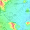 Mapa topográfico Tepetitla de Lardizábal, altitud, relieve