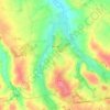 Mapa topográfico Sarzay, altitud, relieve