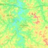 Mapa topográfico São Gonçalo do Pará, altitud, relieve