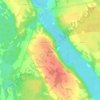 Mapa topográfico Лозово, altitud, relieve