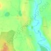 Mapa topográfico Демидовичи, altitud, relieve