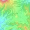 Mapa topográfico Le Morne-Rouge, altitud, relieve