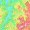 Mapa topográfico Lupersat, altitud, relieve