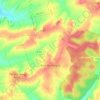 Mapa topográfico Bois-lès-Pargny, altitud, relieve