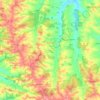 Mapa topográfico Bassoues, altitud, relieve