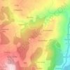 Mapa topográfico Freás, altitud, relieve