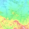 Mapa topográfico Dajabón, altitud, relieve