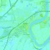 Mapa topográfico Goole, altitud, relieve