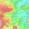 Mapa topográfico Frei-Laubersheim, altitud, relieve