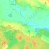 Mapa topográfico Котевщина, altitud, relieve