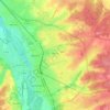 Mapa topográfico Yzeure, altitud, relieve