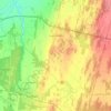 Mapa topográfico Ange-Gardien, altitud, relieve