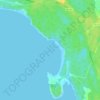 Mapa topográfico Бухта Окунёвая, altitud, relieve