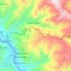 Mapa topográfico Cielo Punco, altitud, relieve