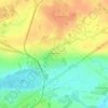 Mapa topográfico Андроновичи, altitud, relieve