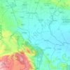 Mapa topográfico La Vega, altitud, relieve