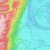 Mapa topográfico Emu Heights, altitud, relieve