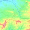 Mapa topográfico La Avanzada, altitud, relieve