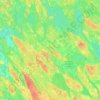 Mapa topográfico Гончаровское сельское поселение, altitud, relieve