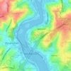 Mapa topográfico Sütlüce Mahallesi, altitud, relieve