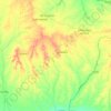 Mapa topográfico Municipio El Socorro, altitud, relieve