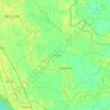 Mapa topográfico Bhagwanpur, altitud, relieve