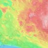 Mapa topográfico Первомайское сельское поселение, altitud, relieve