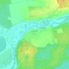 Mapa topográfico Теребуты, altitud, relieve
