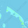 Mapa topográfico Isla de Zapara, altitud, relieve