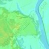 Mapa topográfico Комарин, altitud, relieve