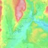 Mapa topográfico Vailhauquès, altitud, relieve