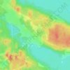 Mapa topográfico Гречухино, altitud, relieve