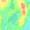 Mapa topográfico Kiamesha Lake, altitud, relieve