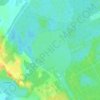 Mapa topográfico озеро Большое, altitud, relieve