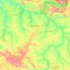 Mapa topográfico Alta Floresta, altitud, relieve