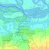 Mapa topográfico Huaquillas, altitud, relieve