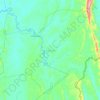 Mapa topográfico Ganganagar, altitud, relieve