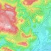 Mapa topográfico 83210, altitud, relieve