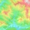 Mapa topográfico La Croix-sur-Roudoule, altitud, relieve