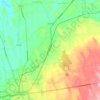 Mapa topográfico Town of Sennett, altitud, relieve