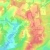 Mapa topográfico Малая Борздынь, altitud, relieve