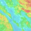 Mapa topográfico Каменногорск, altitud, relieve