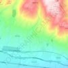 Mapa topográfico Sütçüler Mahallesi, altitud, relieve