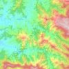 Mapa topográfico Moonan Brook, altitud, relieve