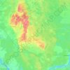 Mapa topográfico Колтушское городское поселение, altitud, relieve